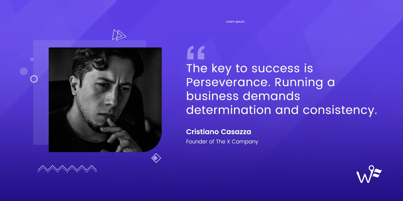 Cristiano Casazza racconta la sua esperienza su WPfounders